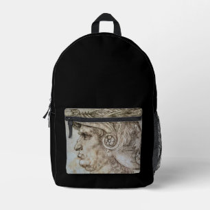 Sac À Dos Imprimé Guerrier casqué de Léonard