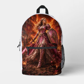 Sac À Dos Imprimé Guerrière Fantasy Lady Rosaline