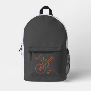Sac À Dos Imprimé guitare