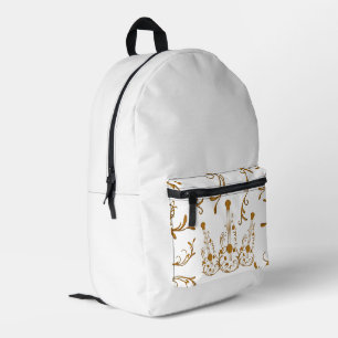 Sac À Dos Imprimé Guitares en bois sculpté
