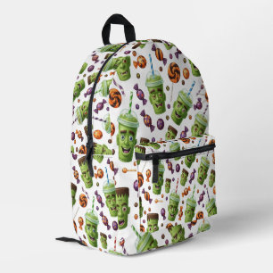 Sac À Dos Imprimé Halloween déplaisant Pour Frankenstein
