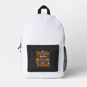 Sac À Dos Imprimé Halloween Double Double Toil and Trouble_1