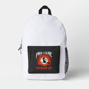 Sac À Dos Imprimé Halloween Prétendre que je suis une sorcière de ch