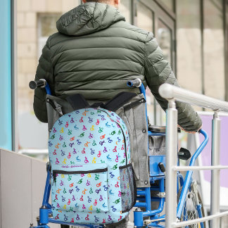 Sac À Dos Imprimé Handicap Stick Man With Fun