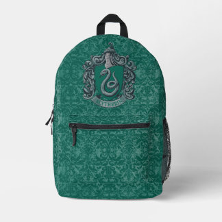 Sac À Dos Imprimé Harry Potter | Blason de Serpentard Vert