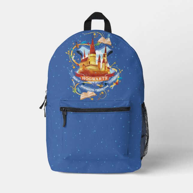 Sac À Dos Imprimé Harry Potter | Château de Poudlard™ charmant (Recto)