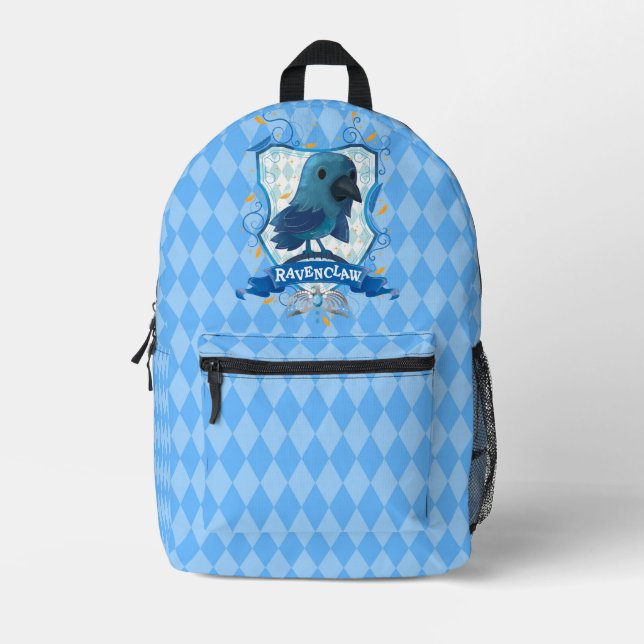 Sac À Dos Imprimé Harry Potter | Crête RAVENCLAW™ de charme (Recto)