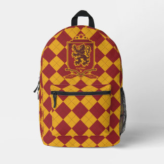 Sac À Dos Imprimé Harry Potter | Gryffindor Blason QUIDDITCH™