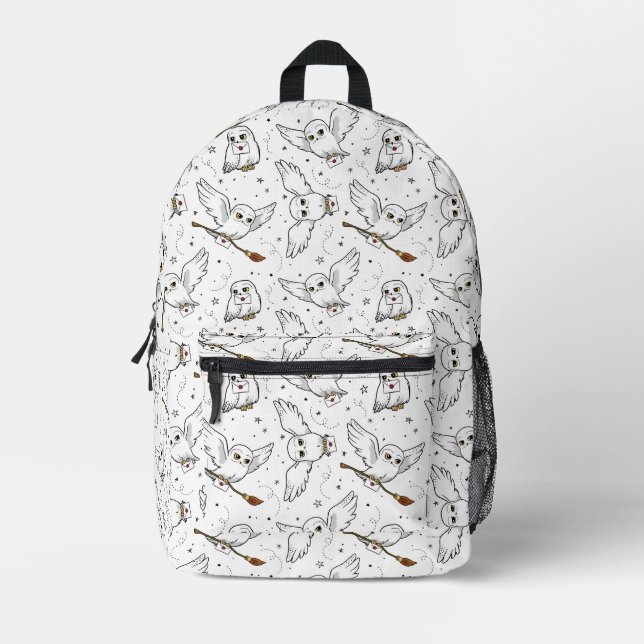 Sac À Dos Imprimé Harry Potter | Motif Hedwig - Baby Shower (Recto)