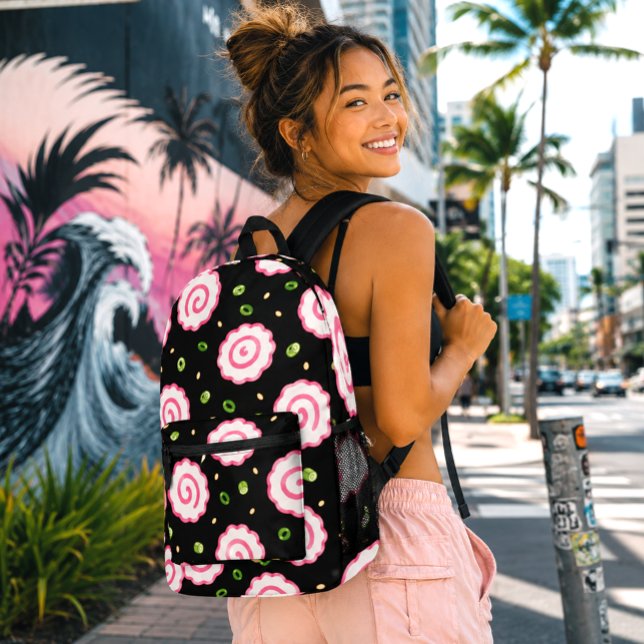 Sac À Dos Imprimé Hawaii Kawaii Fishcake Uzumaki (Créateur téléchargé)