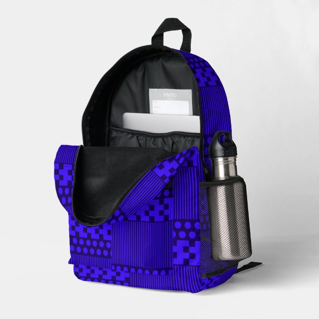 SAC À DOS IMPRIMÉ HELLEVI ARRIÈRE IMPRIMÉE (Coin arrière droit (ouvert))