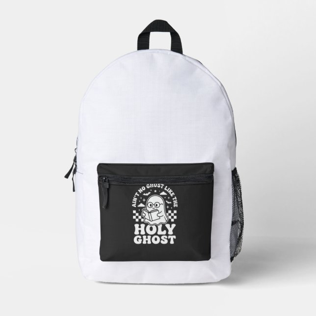 Sac À Dos Imprimé Holy Ghost Retro Halloween Ghost Design_1 (Recto)