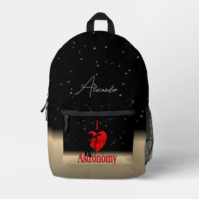 Sac À Dos Imprimé I Astronomie cardiaque (Recto)