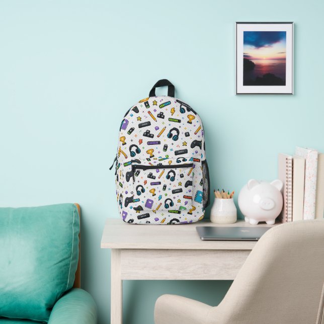 Sac À Dos Imprimé Icônes de l'école de jeu | Retour à l'école (Insitu)