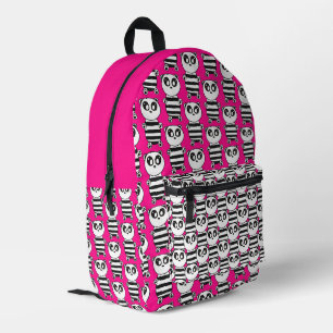 Sac À Dos Imprimé Illustration de Panda Mignon
