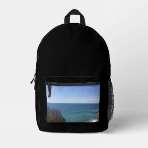 Sac À Dos Imprimé Image photo personnalisée noir personnalisé
