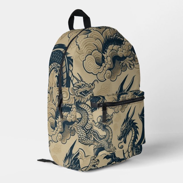 Sac À Dos Imprimé Imaginaire Dragons antiques (Coin arrière gauche)