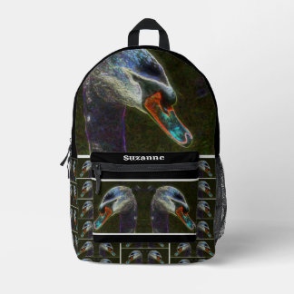 Sac À Dos Imprimé Imaginaire Swan Animal Art Personnalisé