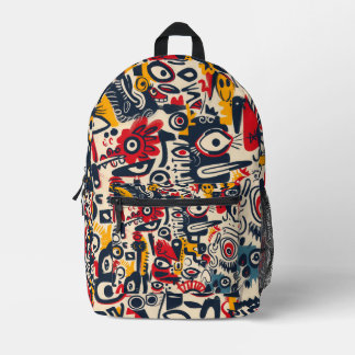 Sac À Dos Imprimé Impression couleur moderne sur toute la surface