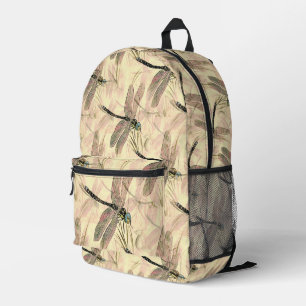 Sac À Dos Imprimé Impression de libellules vintages