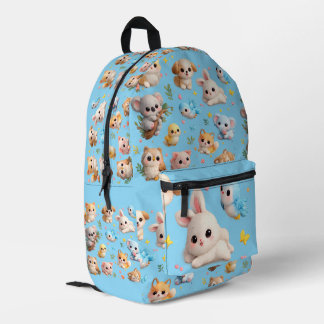 Sac À Dos Imprimé Imprimé animalier coloré 3D
