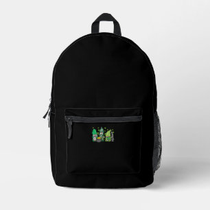 Sac À Dos Imprimé Infirmières Gnome Saint Pattys Infirmière Scrub St