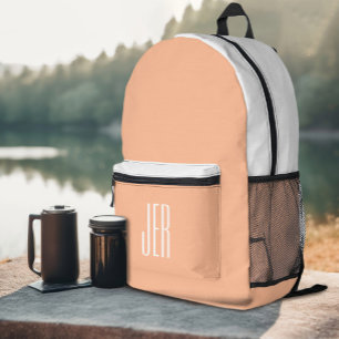 Sac À Dos Imprimé Initiales de monogramme moderne personnalisées Bla