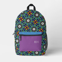 Initiales du monogramme de mandala couleur neutre