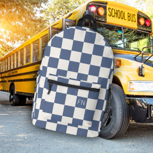 Sac À Dos Imprimé Initiales Monogrammes mignons et tableau de bord b