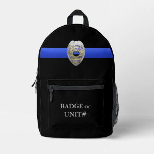 Sac À Dos Imprimé Insigne de police