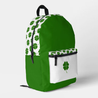 Sac À Dos Imprimé Irish Clover Pattern Backpack