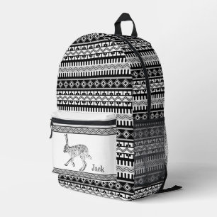 Sac À Dos Imprimé Jackrabbit Sud-Ouest et géométrique Personnalisé