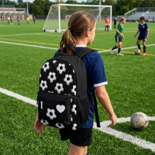 Sac À Dos Imprimé J'adore le football