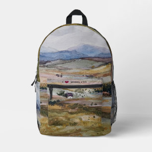 Sac À Dos Imprimé J'adore l'Écosse