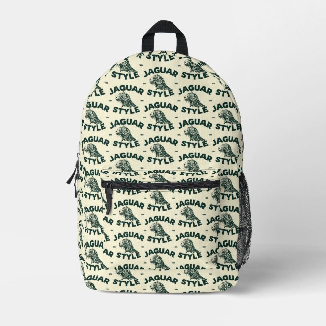 Sac À Dos Imprimé Jaguar Printed Backpack (Recto)