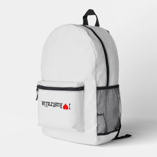 Sac À Dos Imprimé J'aime l'Australie