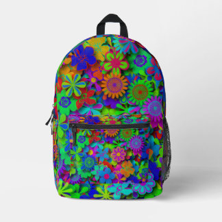 Sac À Dos Imprimé Jardin aux fleurs Super