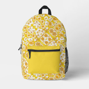 Sac À Dos Imprimé Jardin botanique Mazipoodles - Butterscotch Jaune