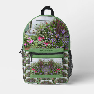Sac À Dos Imprimé Jardin Fleur Jardin Personnalisé