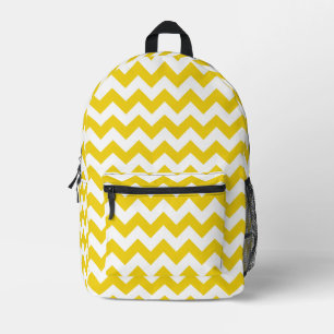 Sac À Dos Imprimé Jaune Zigzag, Jaune Chevron, Motif géométrique