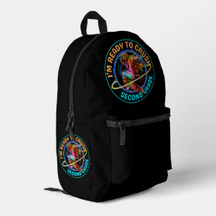 Sac À Dos Imprimé Je suis prêt à déchirer la deuxième année