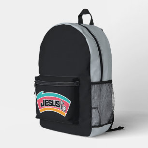 Sac À Dos Imprimé JÉSUS - Coloré et Sportif