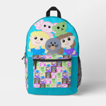 Joli Cartable Bleu pour Enfants Jouet