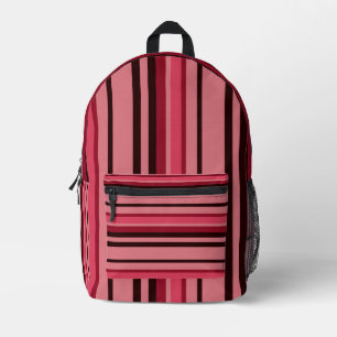 Sac À Dos Imprimé Joli Fille Jolie rayures roses