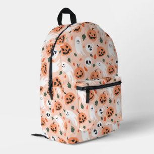 Sac À Dos Imprimé Joli Jack-O-Lanterne et Motif fantôme