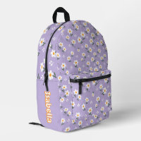 Joli motif de fleur de marguerite violette pour l'