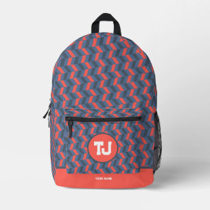 Sac À Dos Imprimé Joli Motif de l'école d'anniversaire