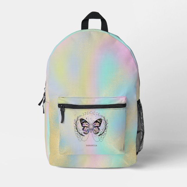 Sac À Dos Imprimé Joli papillon coloré (Recto)