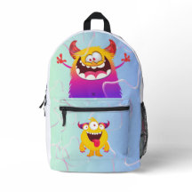 Joli Sew Kids School Monster Backbags