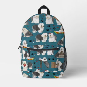 Sac À Dos Imprimé Joli Vieux Motif de chien de chien anglais, cadeau